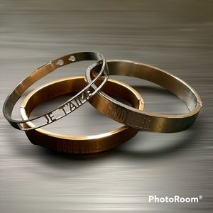 Jaeci stainless steel bangles
